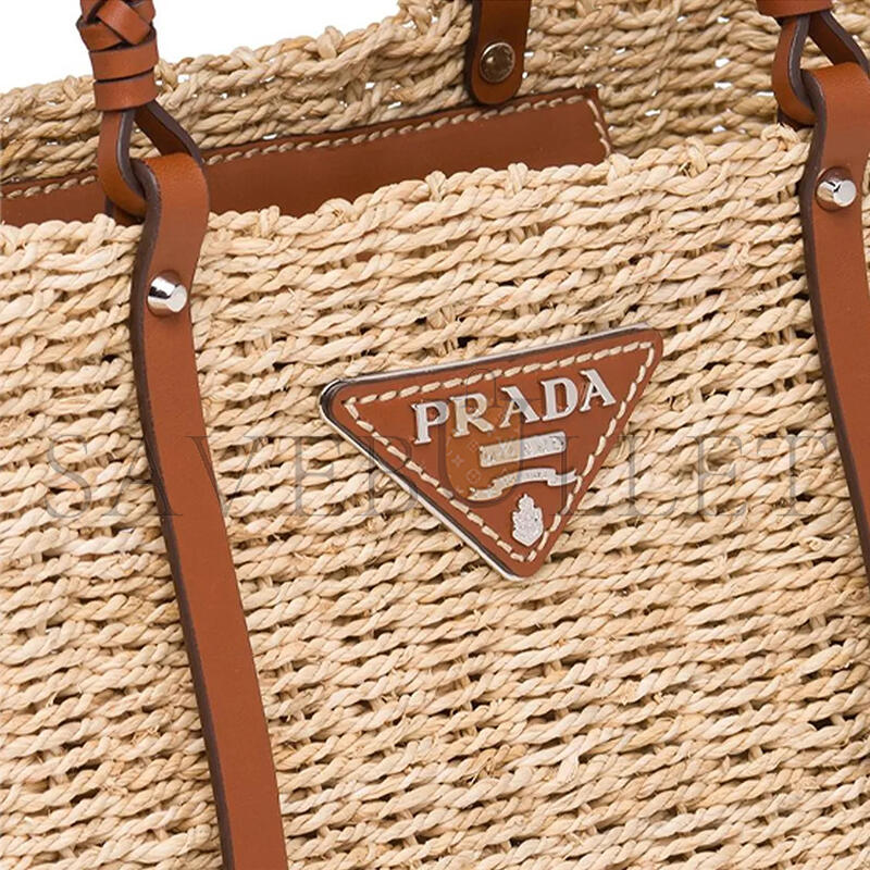 PRADA WOVEN RAFFIA TOTE 1BG336 (29*18*14cm)